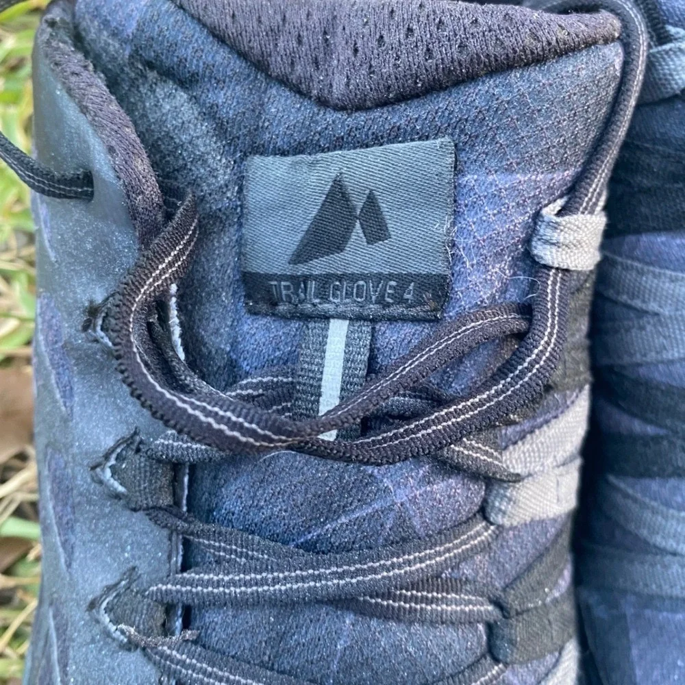 Merrell Trail Glove 4 Mens 12 Barefoot Running Shoes Navy Black J09673 Vibram